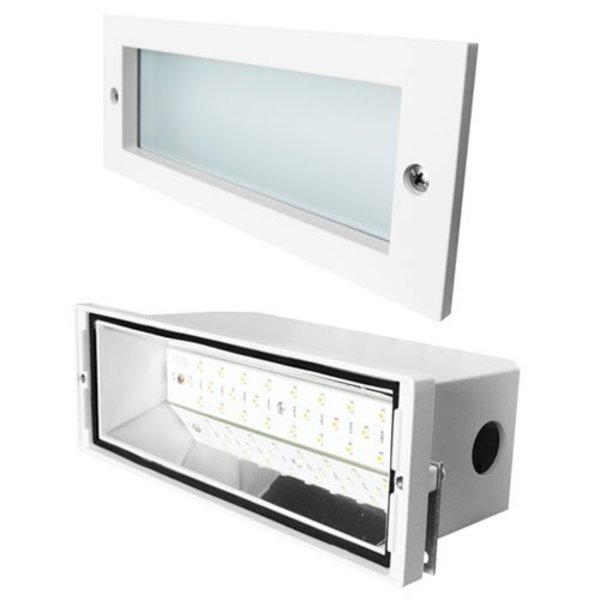 Elco Lighting High Tech LED Brick Light with Open Faceplate ELST84BZ